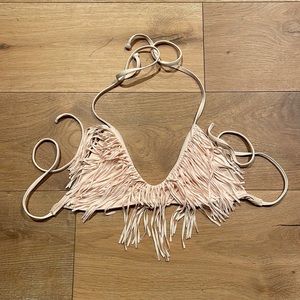 L space bikini top, light pink